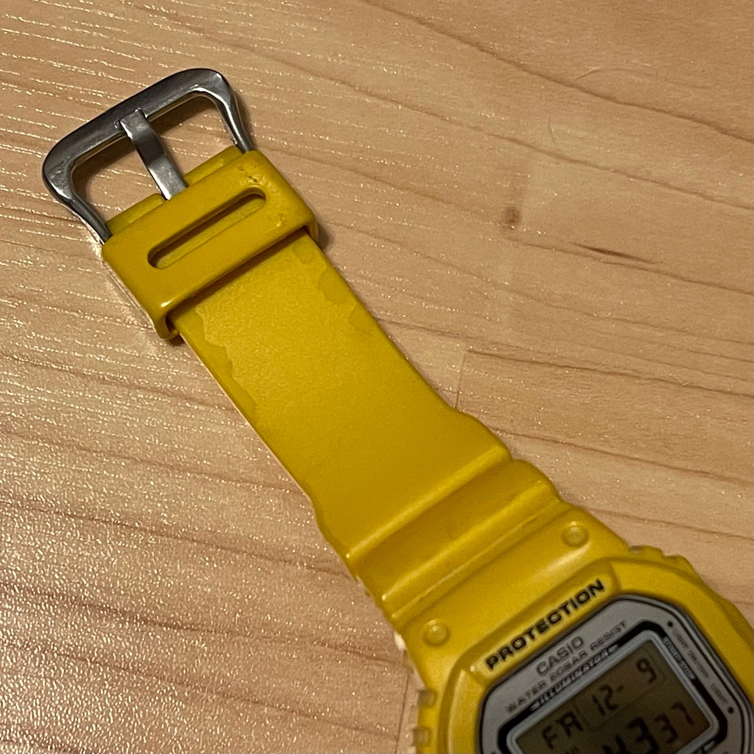 WTS] Casio G-Shock DW-5600FL-9S Yellow Metallic G Series FRF