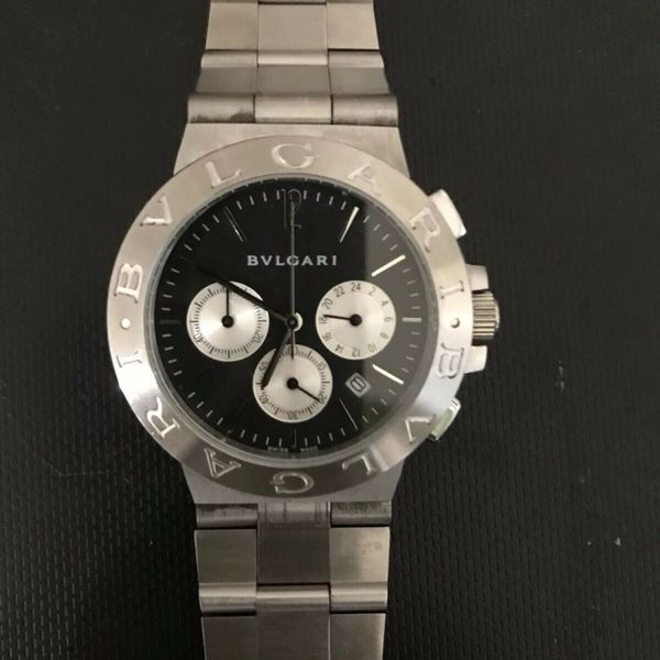 bulgari SD 38 S Chronograph date #L2161 Authentic | WatchCharts