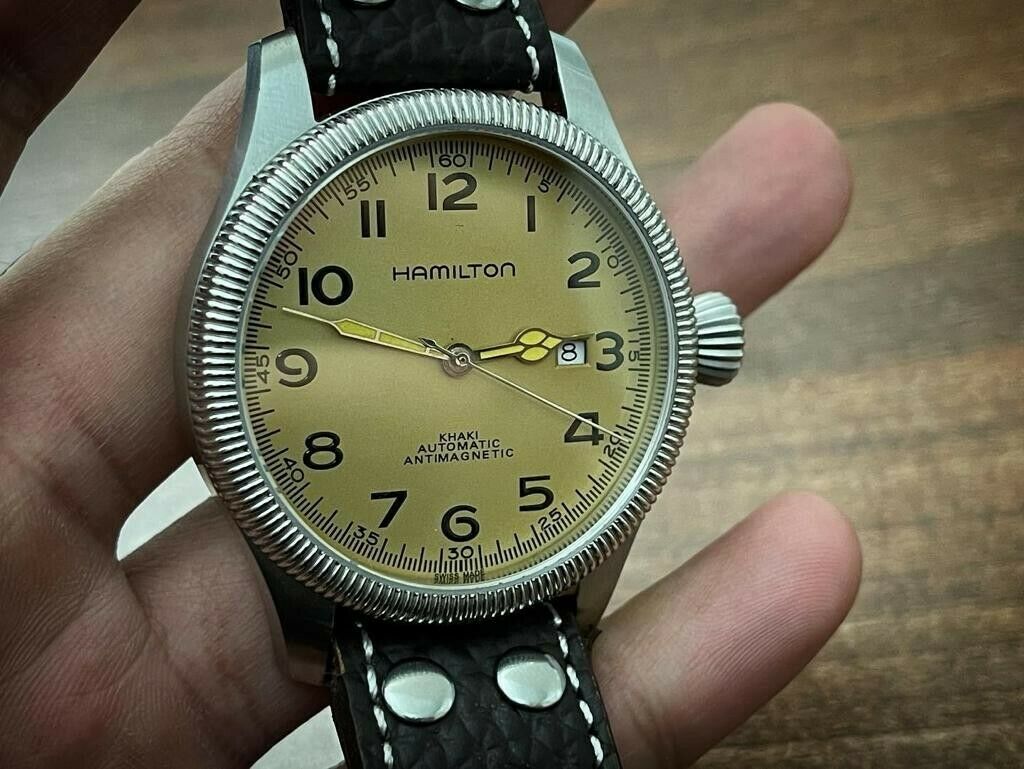 Vintage Hamilton Khaki Automatic Antimagnetic Gents Swiss Watch