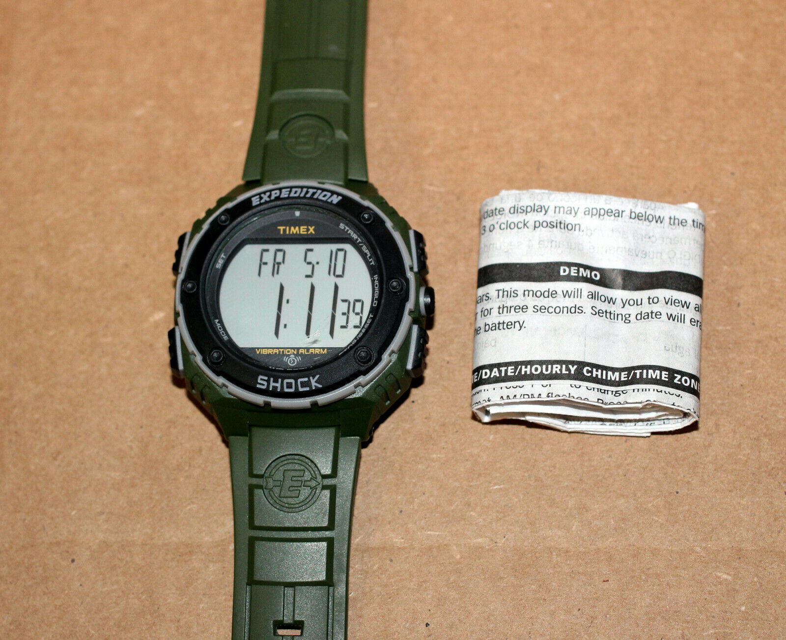 timex shock xl