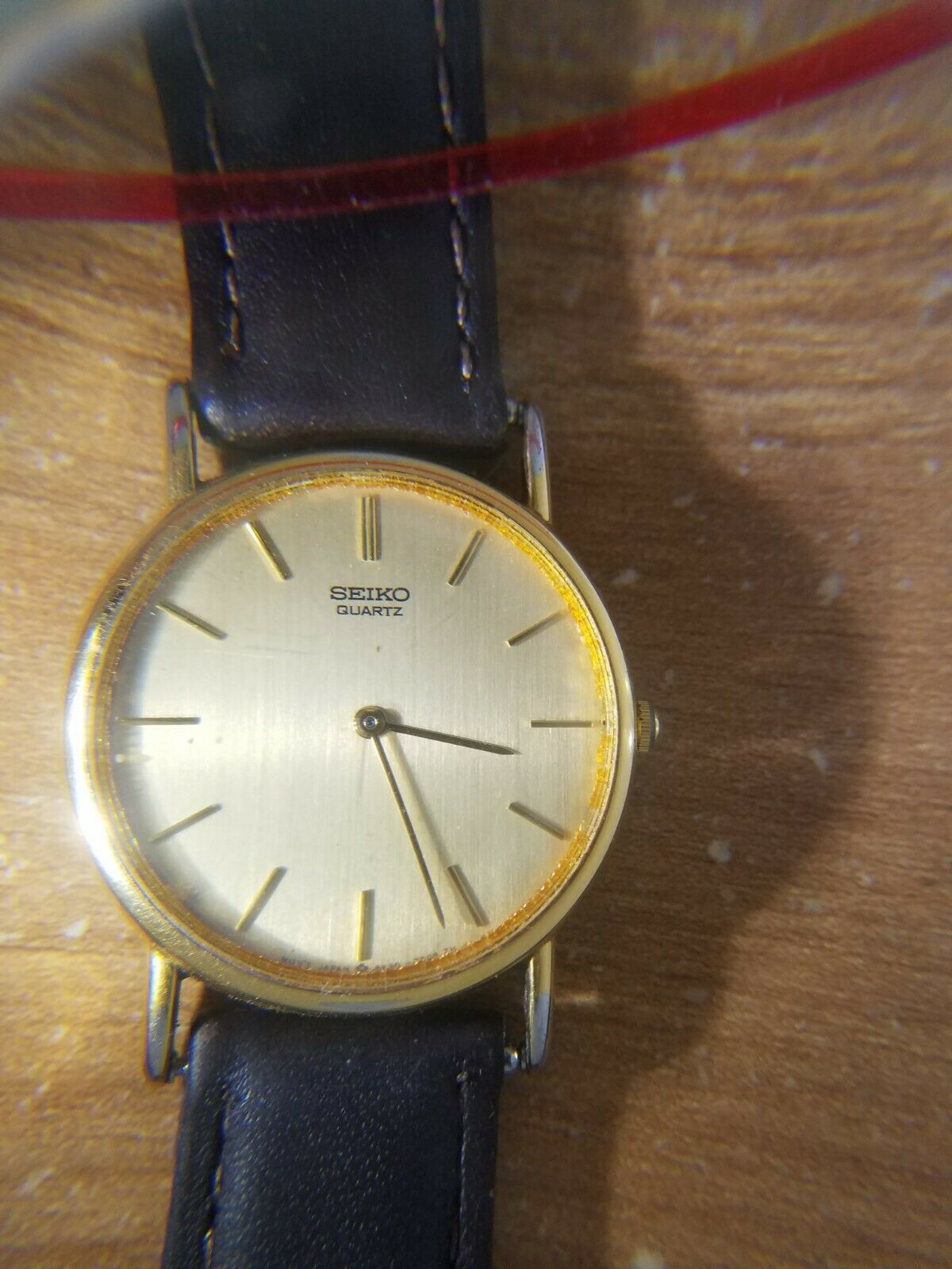 Seiko, Gold Tone, Men's Quartz, Wristwatch, #5y30-7009 | WatchCharts