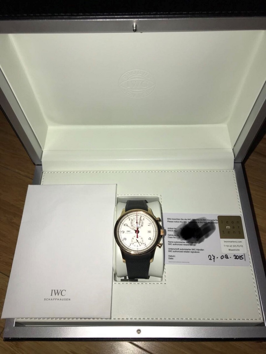 IWC Yacht Club Rose Gold IW390501 43.5MM WatchCharts Marketplace