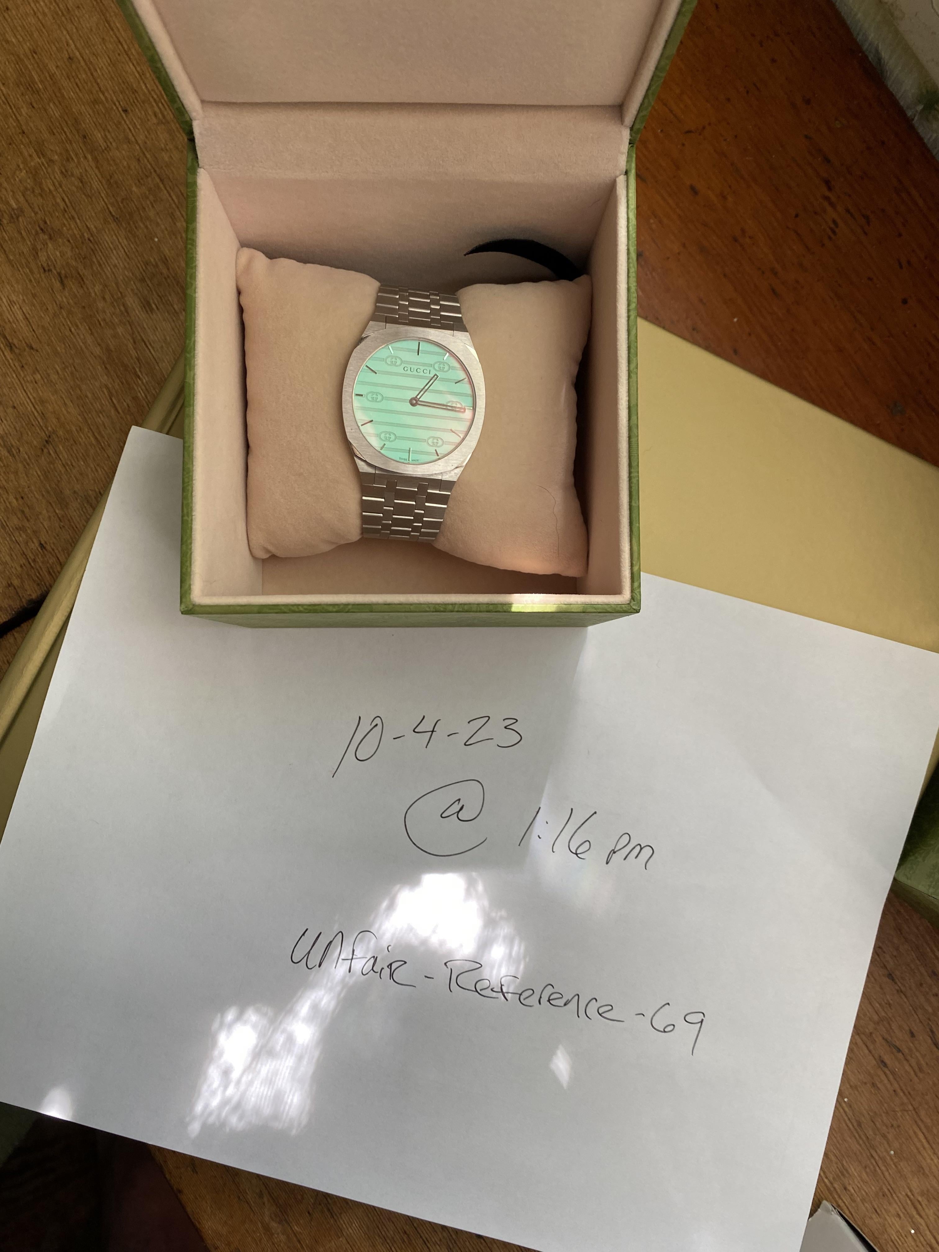 gucci tiffany watch