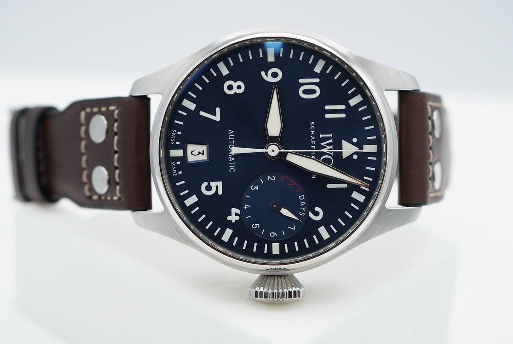 WTS IWC IW500916 BIG PILOT s WATCH LE PETIT PRINCE BLUE DIAL