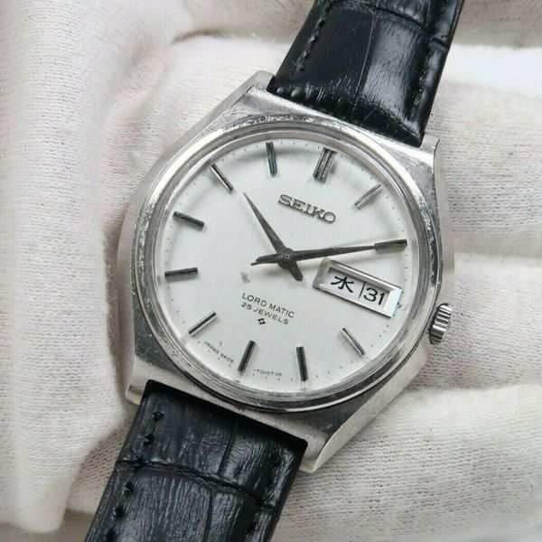 Vintage SEIKO 5606-7010 LORD MATIC 25J Automatic STAINLESS Mens Watch JAPAN  | WatchCharts
