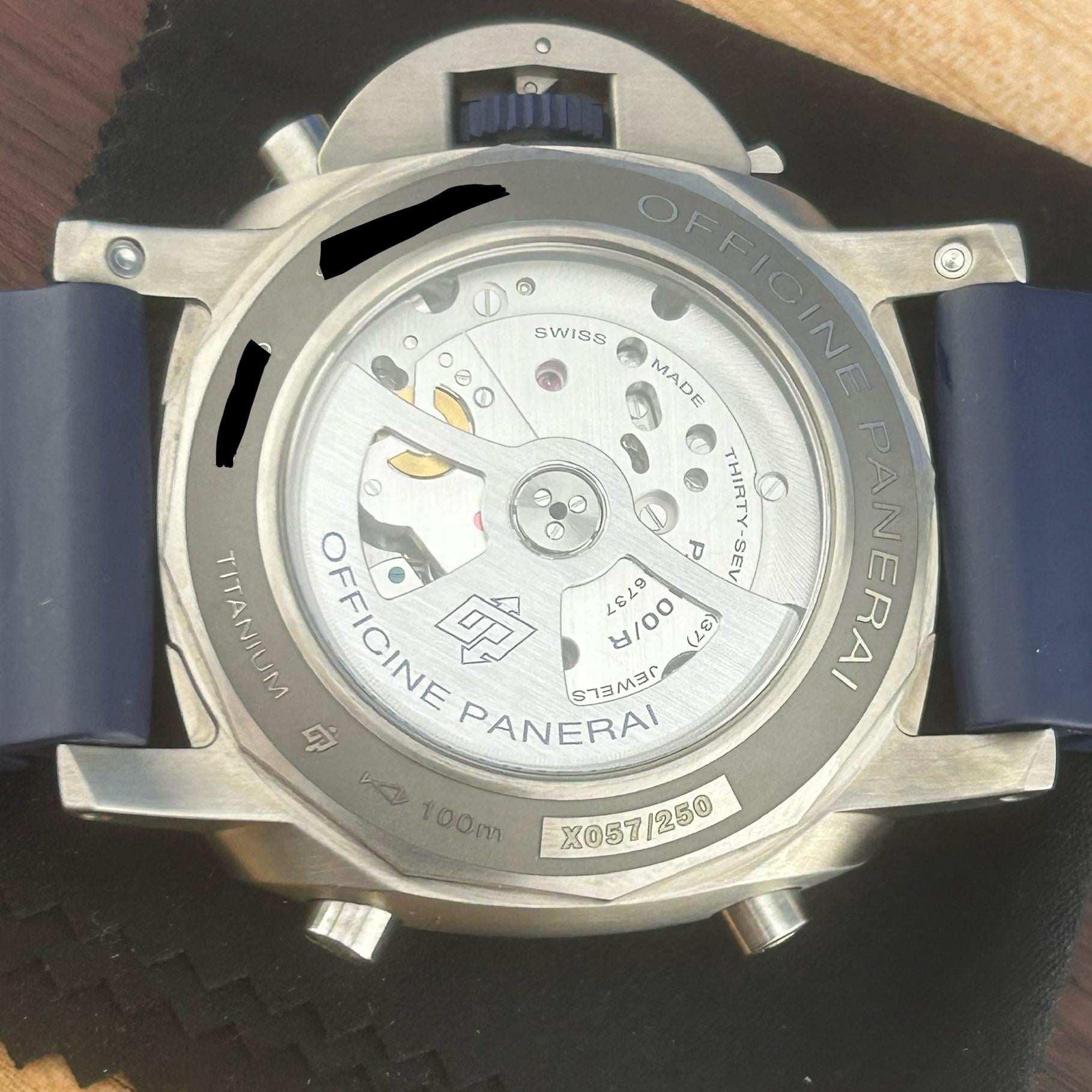 WTS FS Panerai Luminor Regatta Blue Mare PAM01216 Blue Dial