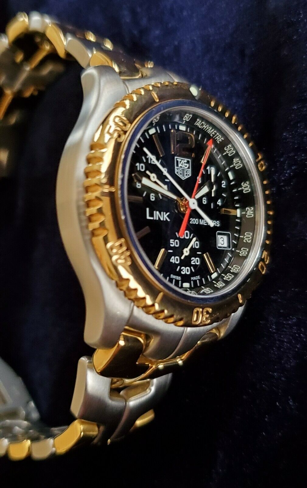 TAG Heuer Link Chronograph Stainless & 18k Gold CT1152.BD0552