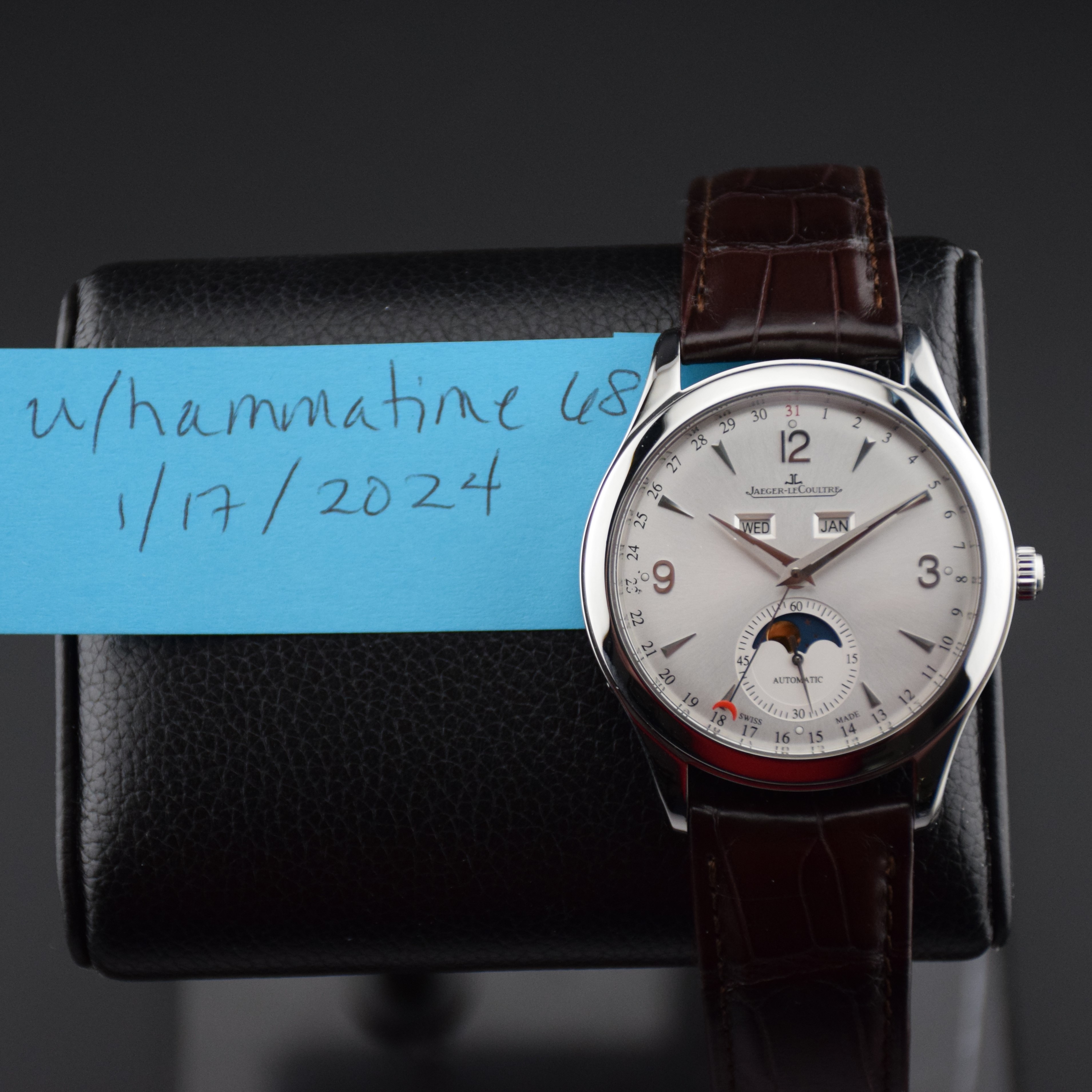 WTS Jaeger LeCoultre Master Calendar Moonphase Q1558420 Box