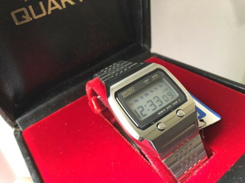SEIKO 0674-5000 1973 LC Quartz LCD Digital watch - James Bond Rare uhr MOT  | WatchCharts