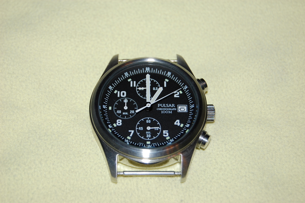 SOLD PULSAR PJN305 RAF Quartz Chrono Military WatchCharts Marketplace