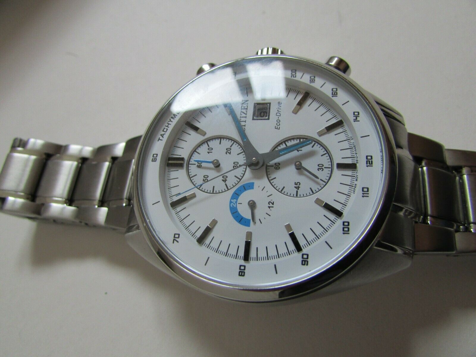 Citizen CA0590-58A Eco Drive Chronograph Stainless Steel Men's Wrist Watch  | WatchCharts Marketplace