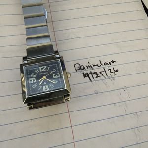 Seiko Solar Scuba 200m Men's Titanium Diver Watch 5K25-0A10 From