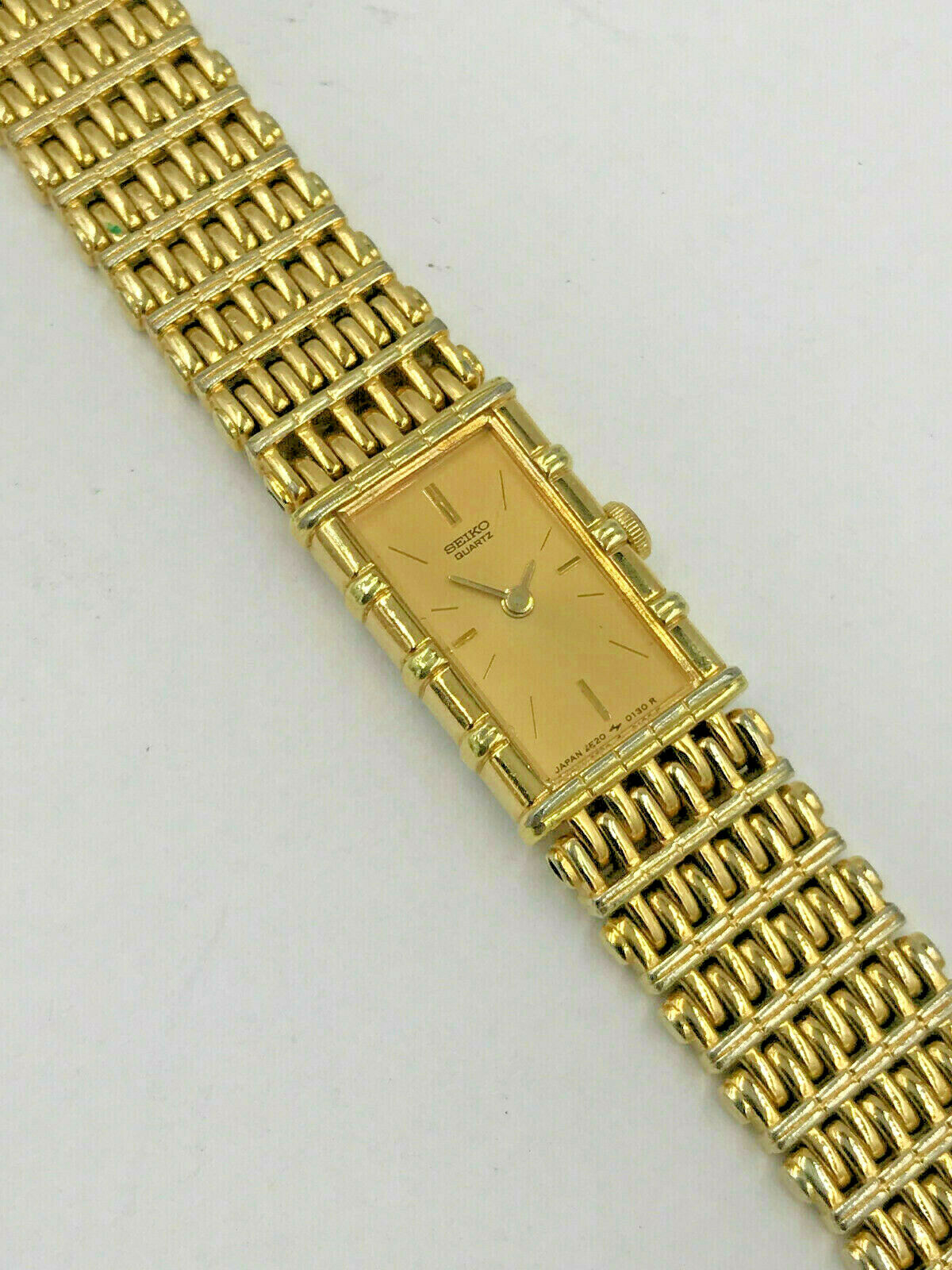 Seiko Watch 2E20-5079 Gold Tone Bracelet Women's Good condition
