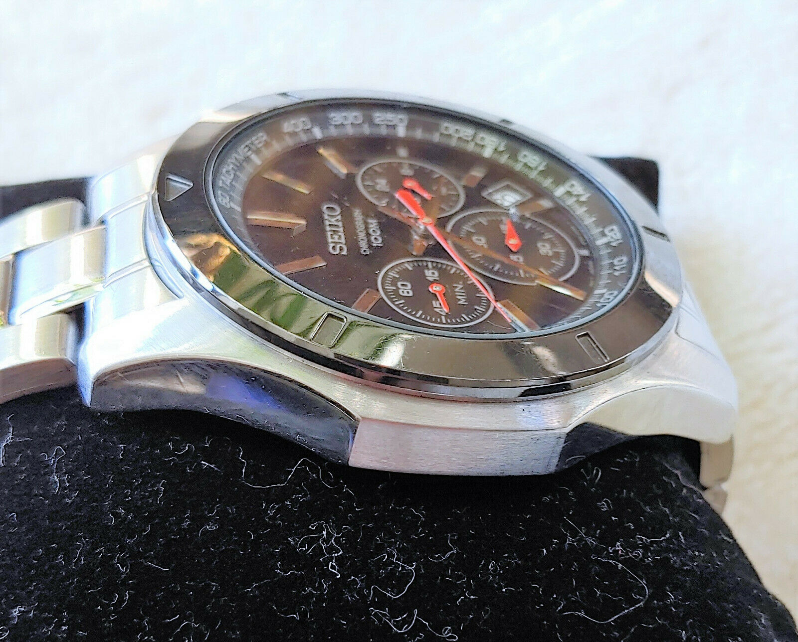 Seiko chronograph 6T63-00G0 Multi-function 100m Japan Made Men