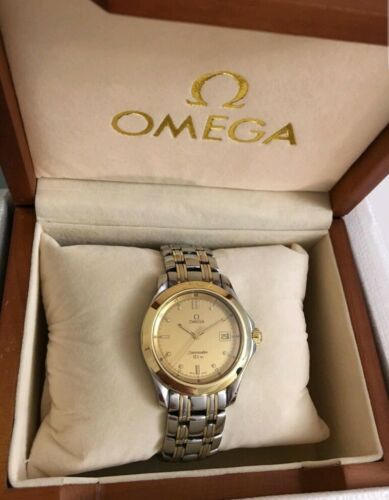 OMEGA SEAMASTER 120M STEEL & GOLD QUARTZ WRISTWATCH MODEL NO