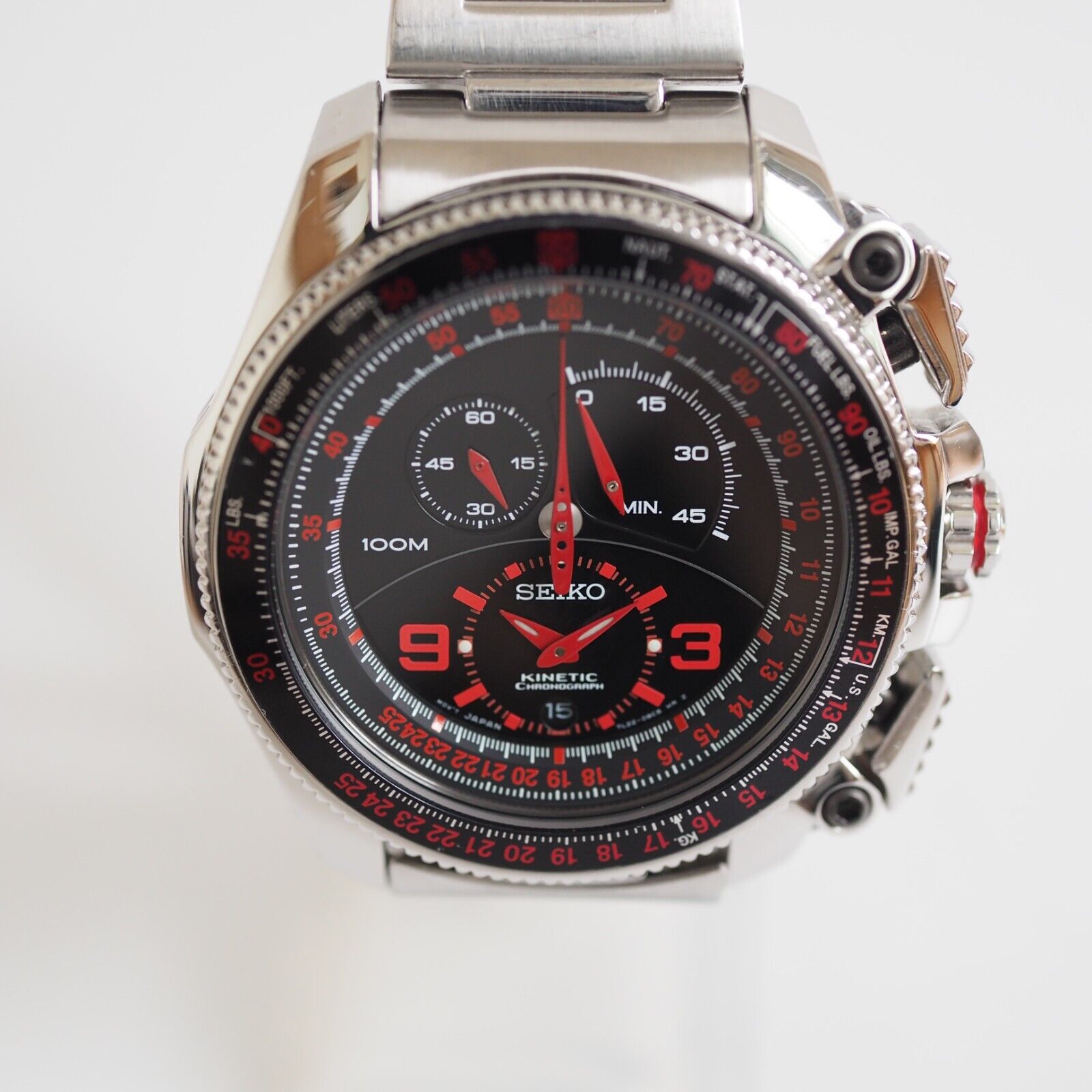 SEIKO KINETIC SNL067 7L22-0AZ0 Chronograph Limited 750 Used Video