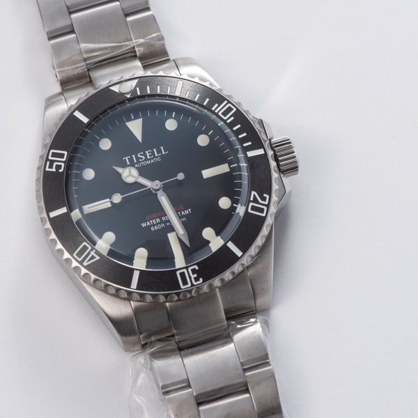 (New) Tisell Vintage Submersible 200M Automatic Diver Watch Miyota 90s5