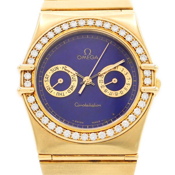 Battery replaced OMEGA Omega Constellation Day Date Genuine Diamond