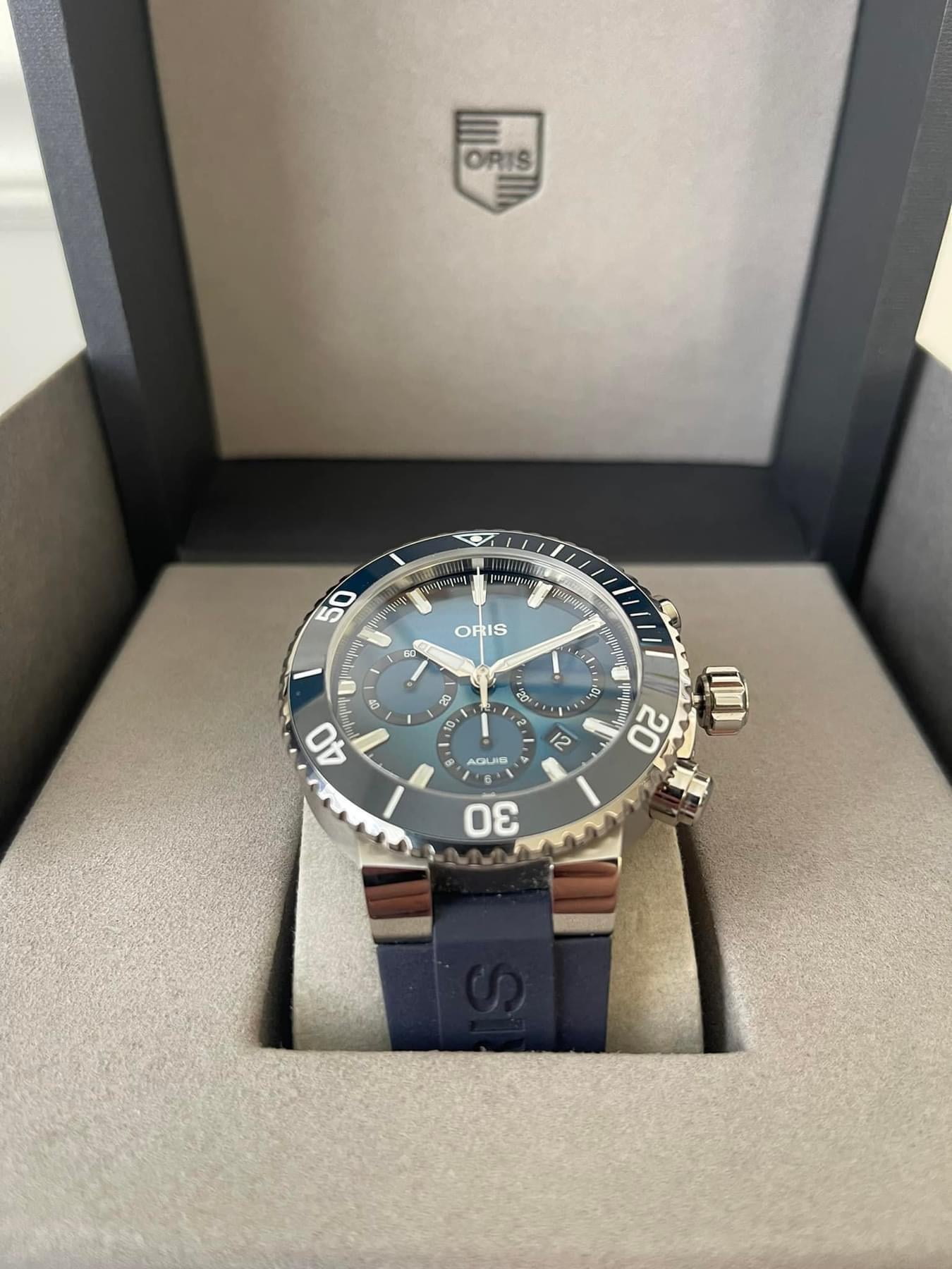 WTS Oris Blue Whale Rare WatchCharts