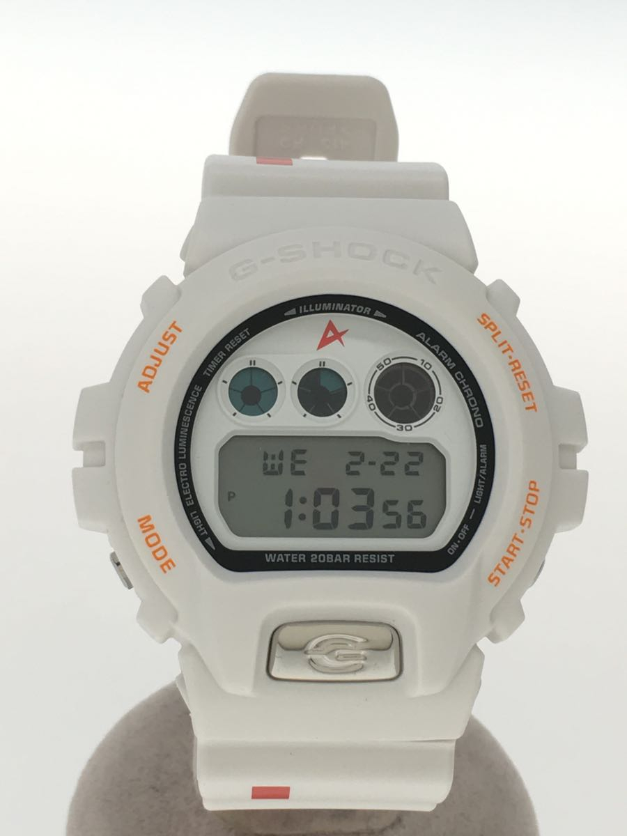 Used] CASIO Quartz watch/Digital/--/WHT/WHT/DW-6900FS/Amuro Ray