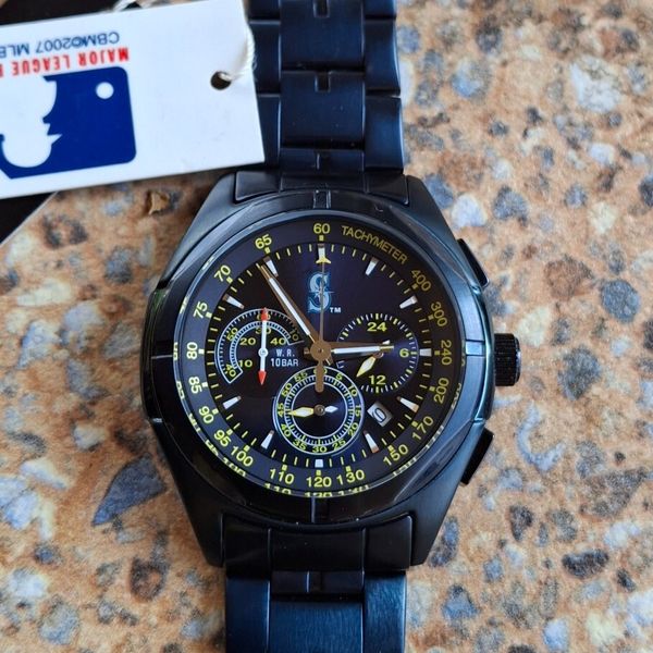 Chronographe homme Citizen Seattle Mariners Ichiro Suzuki 51 MLB ...