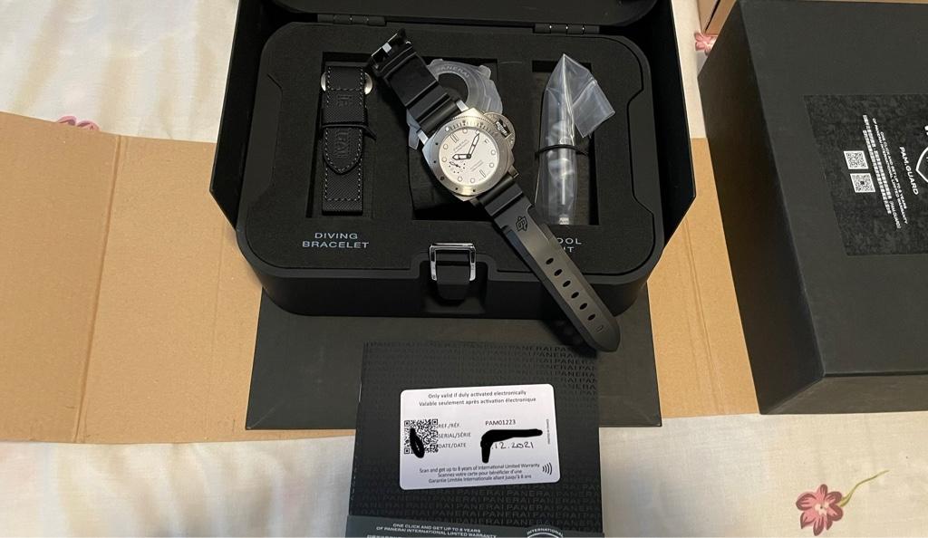 FS Panerai submersible Bianco White PAM1223 WatchCharts