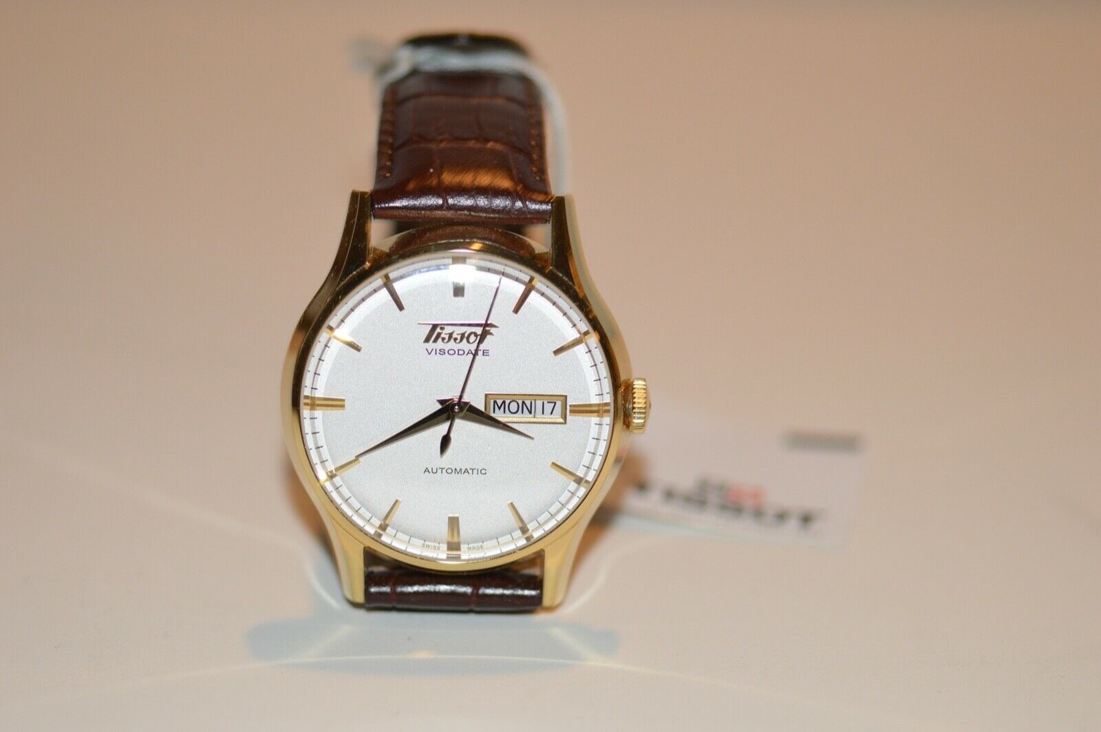 tissot Heritage visodate gold T019430b 36.031.01 Excellent