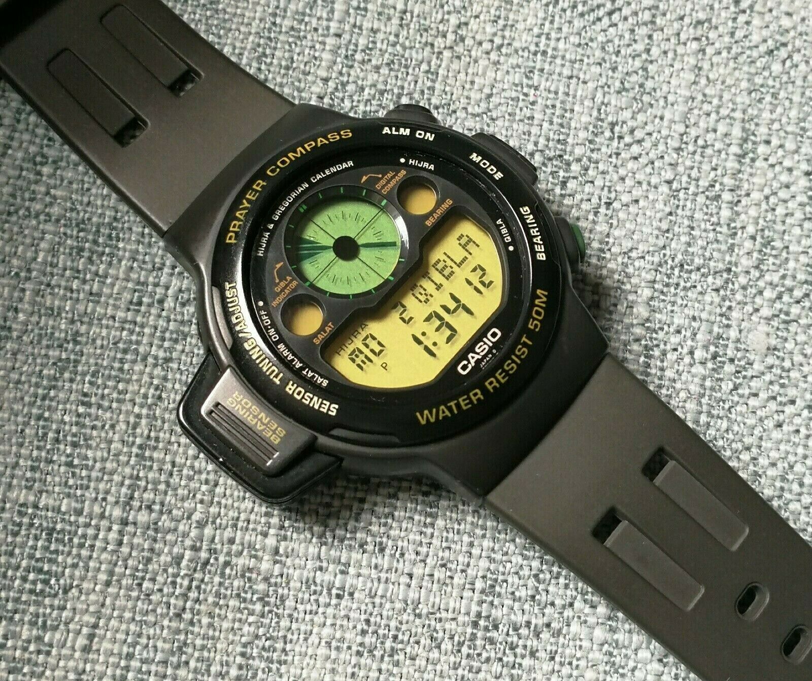 Casio prayer outlet compass watch price