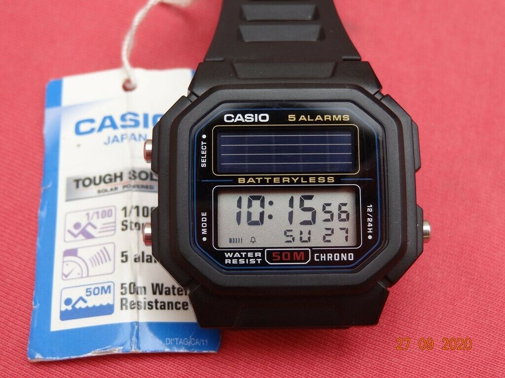 NOS/NEW CASIO SOLAR AL-190W (3274 Module) LCD Digital Watch NOS/NEW CASIO SOLAR AL-190W (3274 Module) LCD Digital Watch