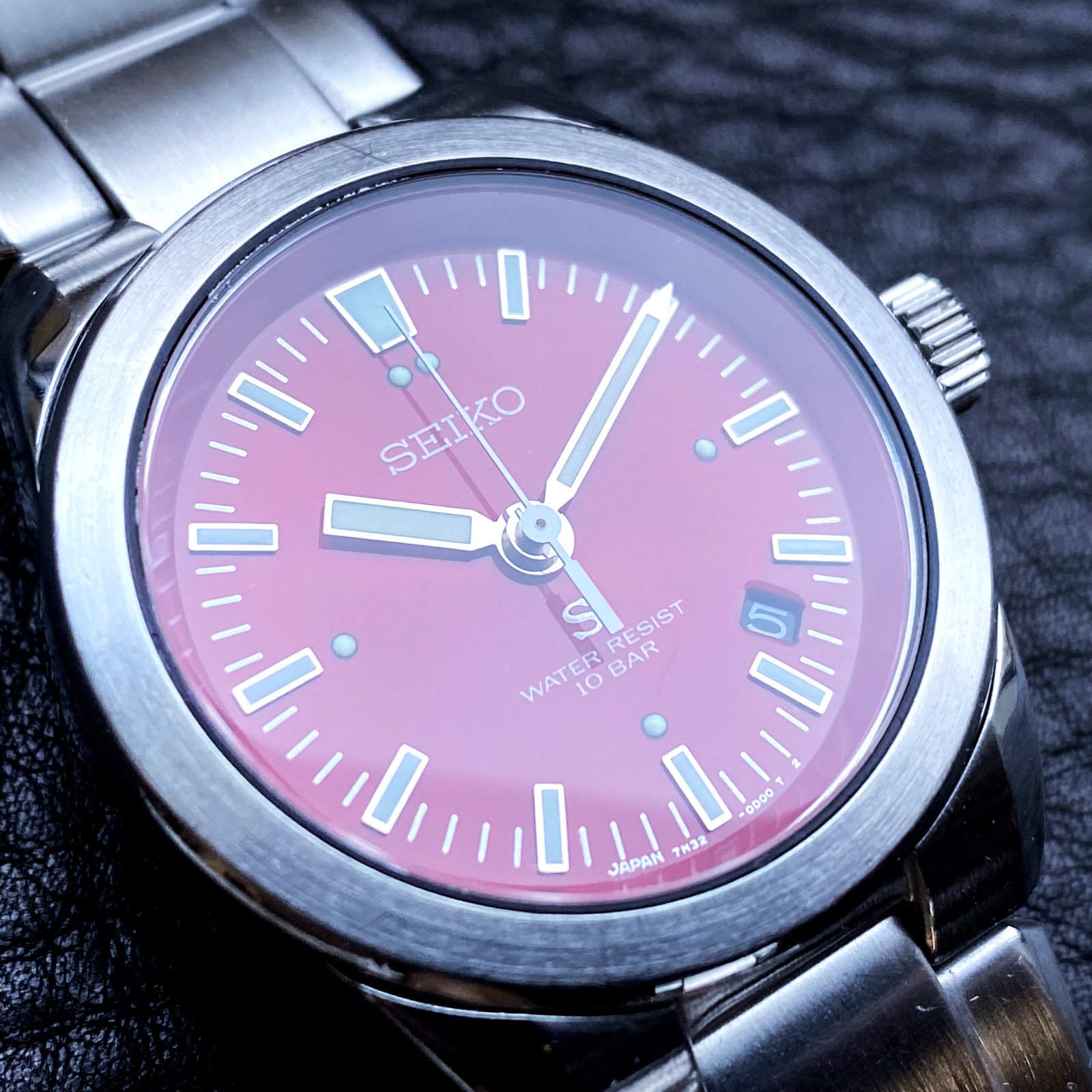 SEIKO SUS 7N32-0B70 VINTAGE PILOT (QUARTZ VARIANT OF 4S15-7020 