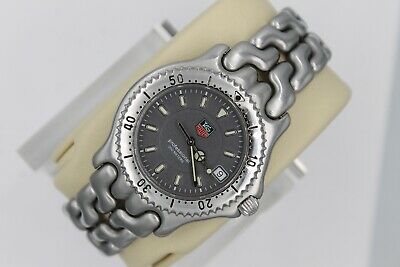 Tag Heuer WG1113.BA0473 Watch Mens SEL Gray SS S99.206 Mint Link S