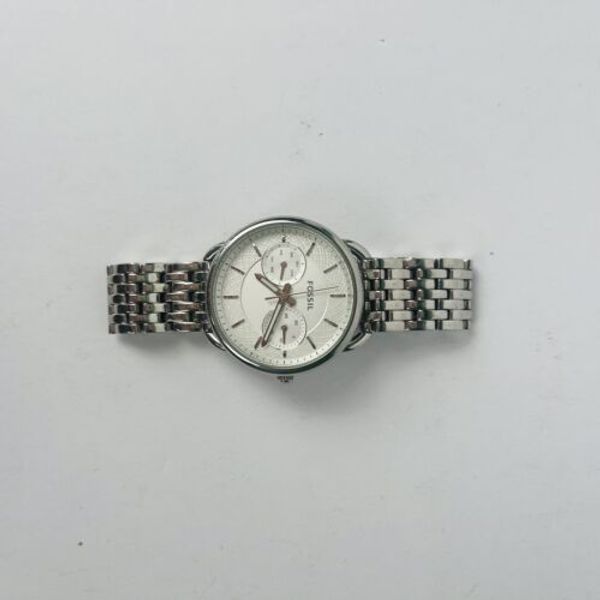 Ladies Fossil ES3712 Stainless Steel Multifunction Quartz Watch ...