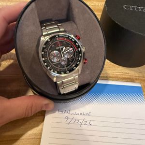 N MINT] Citizen Exceed 6770-H21319 Chronograph Moonphase Quartz