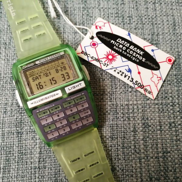 時計 CASIO DATA BANK micro cosmos Casio DBC-63 Databank Micro Cosmos Calculator Watch | eBay