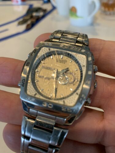 CASIO カシオ EDIFICE エディフィス アナデジモデル EFA-122 Casio Edifice EFA-122 Watch Men 41mm Analog Digital Steel