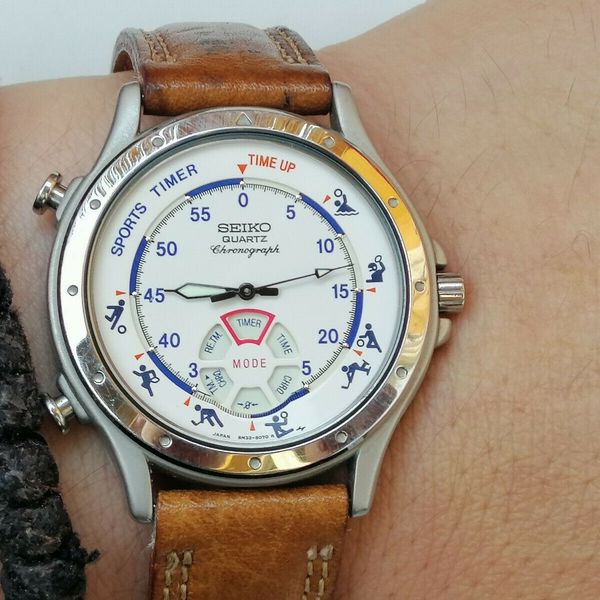 SEIKO 8M32-8030 Chronograph Men Wrist Watch | WatchCharts