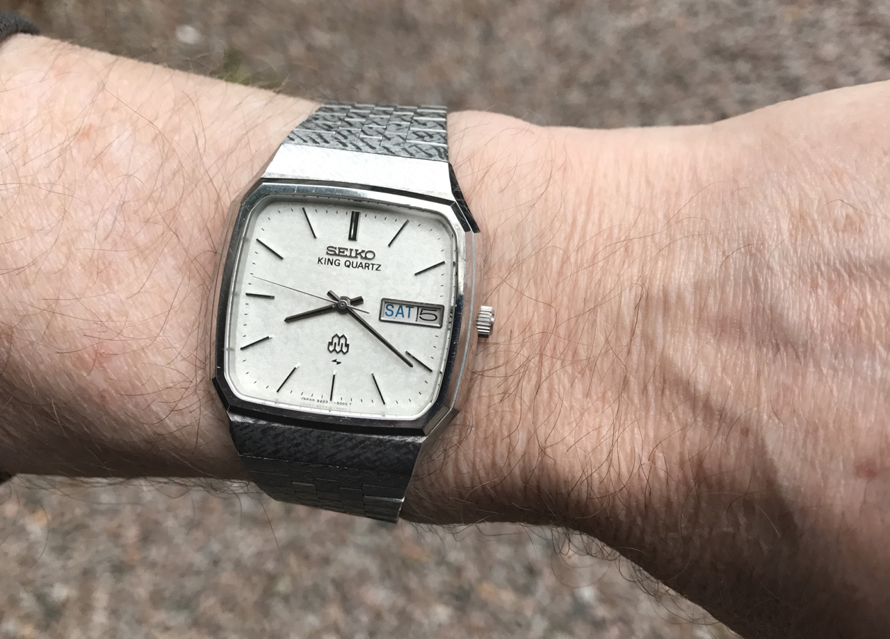 FS: Seiko King Quartz 9223-5000 Silver snow dial | WatchCharts