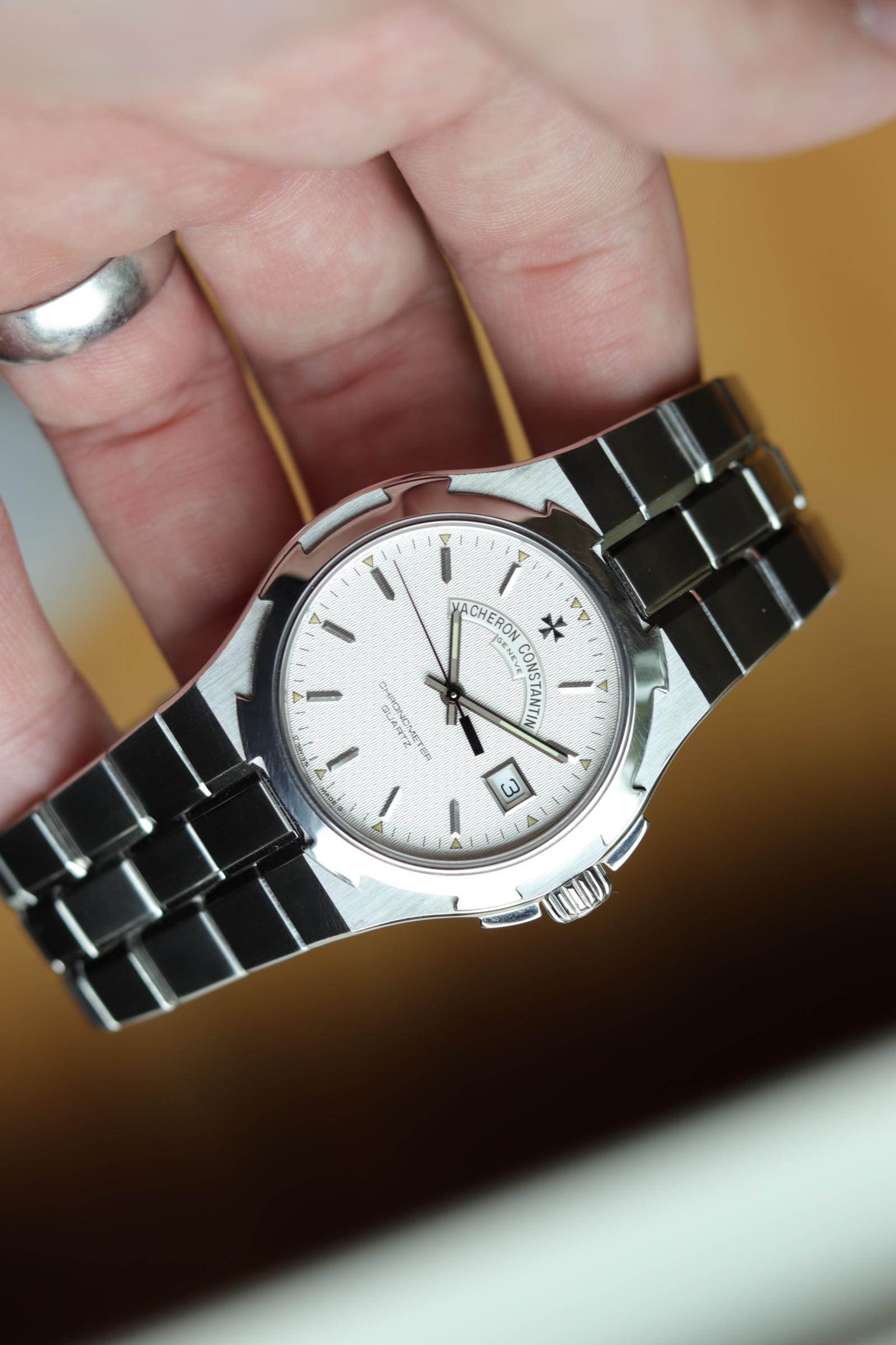 Vacheron constantin overseas clearance white