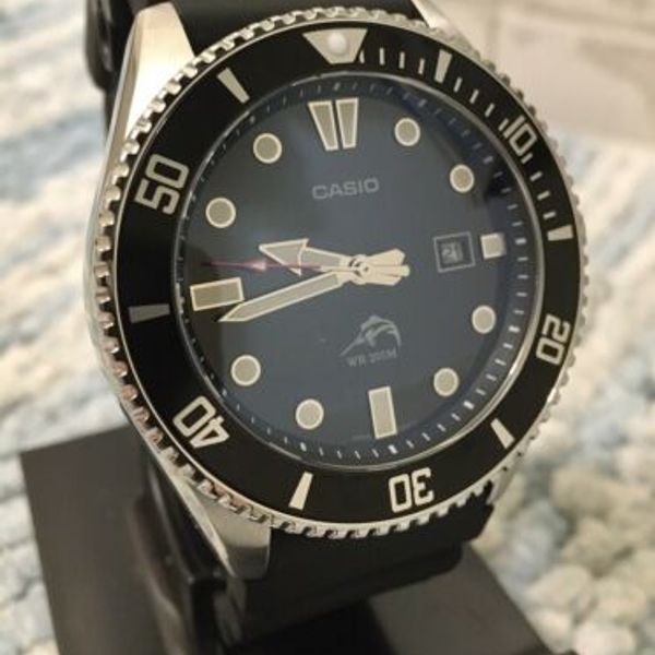 Casio MDV1061A with Sapphire AR crystal Duro Marlin Bill Gates Watch WatchCharts