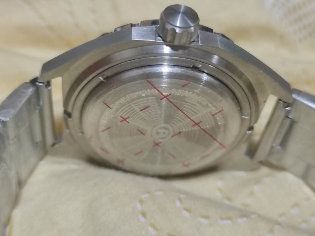 Vostok Komandirskie K65 2431/650541 - Orologio Automatico Russo 24h 200m Impermeabile