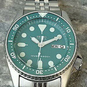717/ 稼働 7S26-0030 セイコー SKX013 グリーン ダイバー 717/ 稼働 7S26-0030 セイコー SKX013 グリーン ダイバー