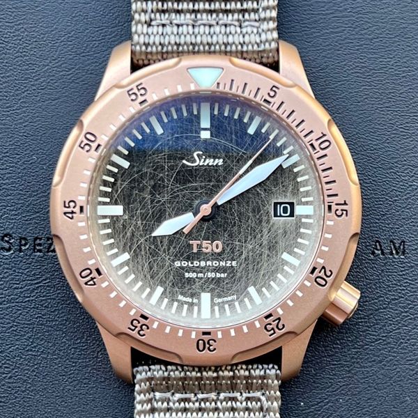 [6,350 USD] 2023 Sinn T50 GoldBronze Limited Edition 1/300 1052.061