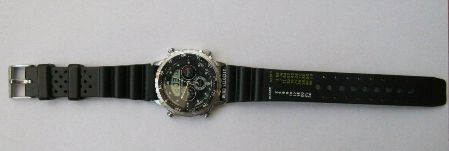 CITIZEN C050-088379K PROMASTER YACHT TIMER ANA DIGI CHRONOGRAPH