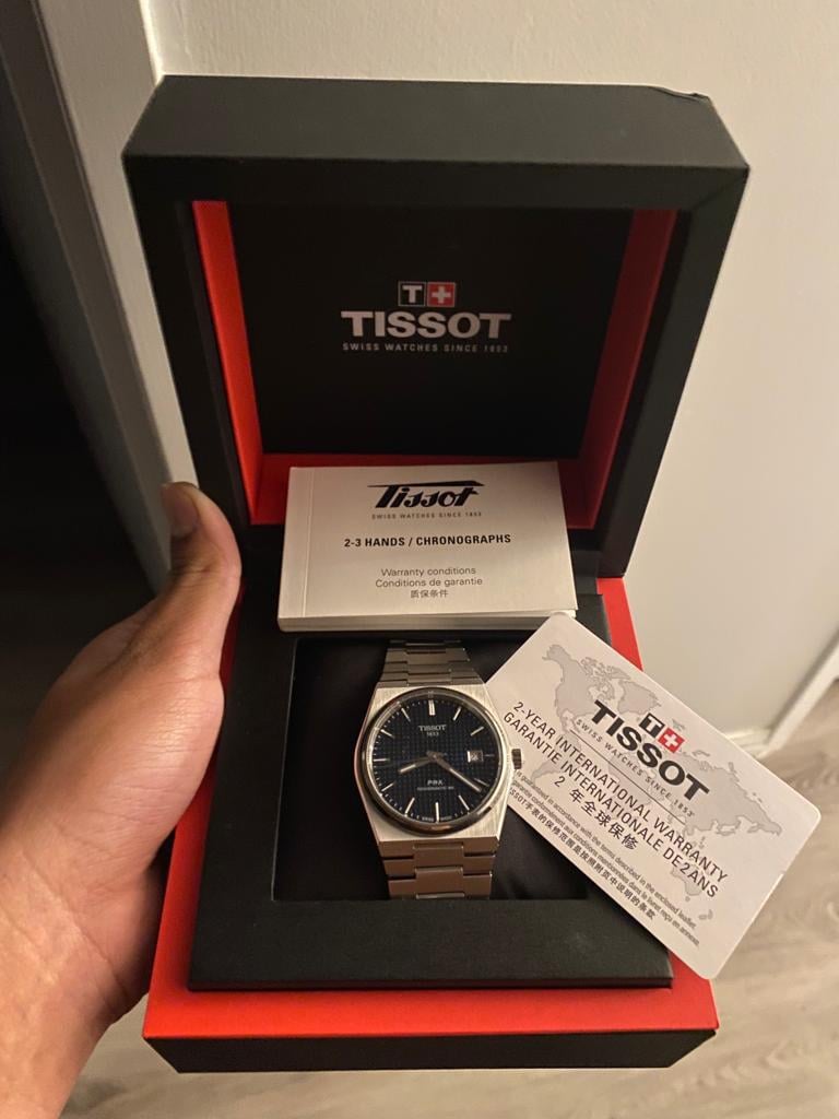 WTS Tissot PRX Powermatic 80 Blue Dial Brand New Comes with