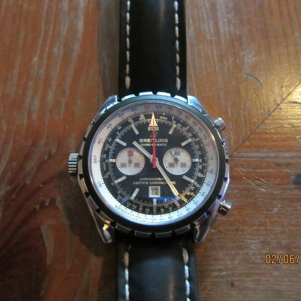 Breitling Navitimer Chrono-Matic Chronograph 44mm A41360 | WatchCharts ...