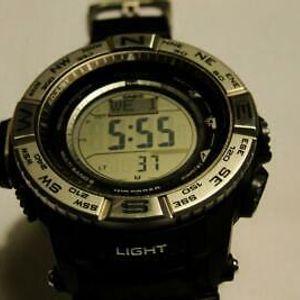 CASIO 3414 PRW-3000 QUARTZ DIGITAL WATCH PRO TREK - SOLAR - Worn