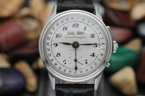 Vintage GIRARD PERREGAUX Automatic Triple Date Calendar Ref. 6083