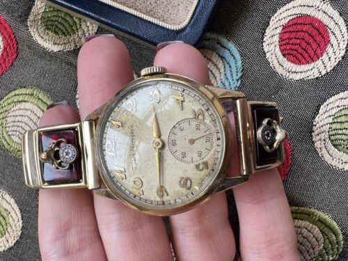 1953 Girard Perregaux Elk Presentation Watch With Original Box