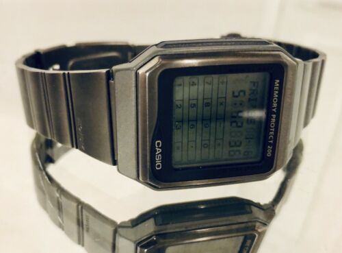 Casio Hotbiz Touch Screen DataBank Calculator watch VDB 3000 RARE Memory  Protect | WatchCharts Marketplace