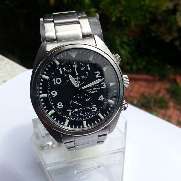 FS: LIKE NEW Military Style Seiko Chronograph SNN231 $90.00 | WatchCharts